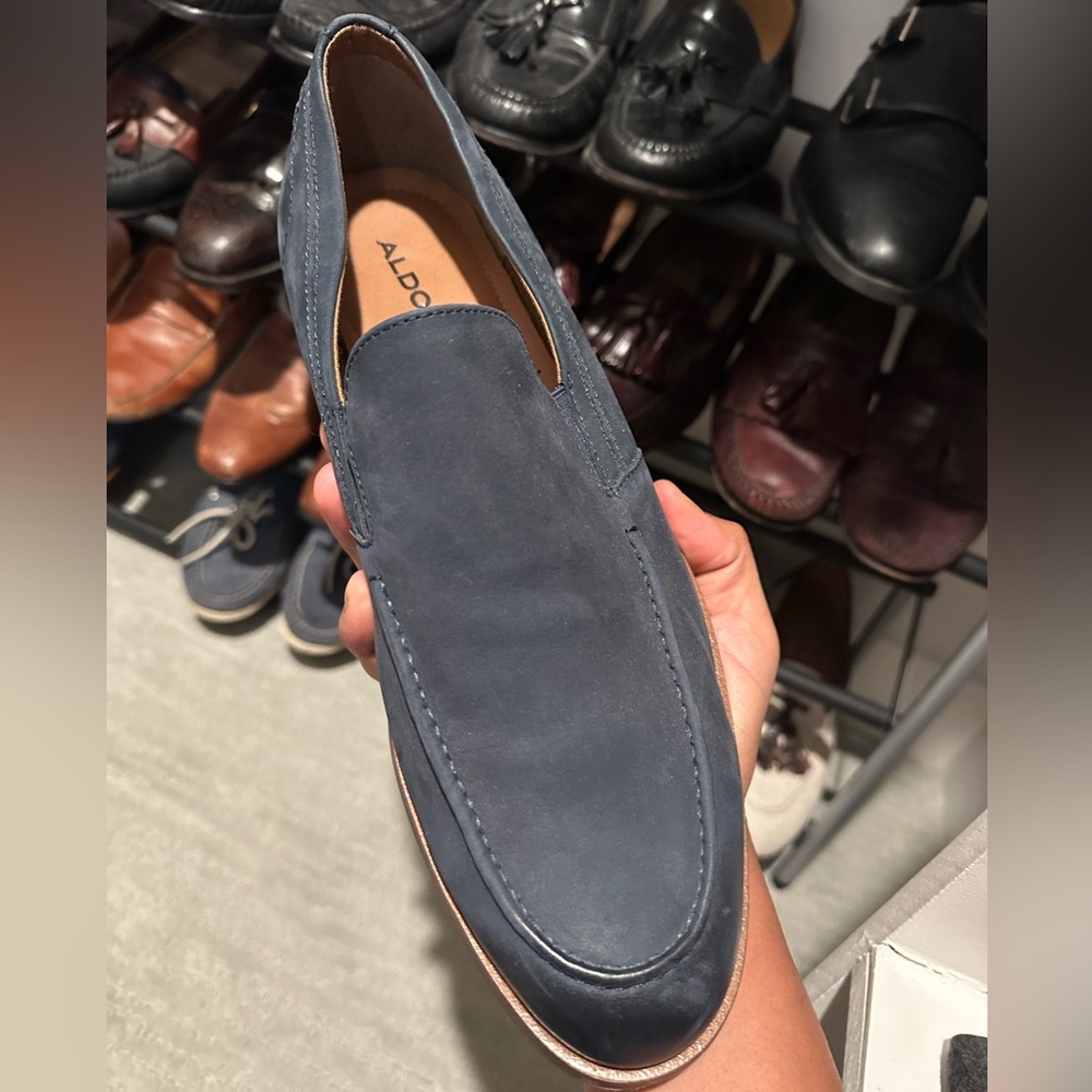 Men’s size 11 Aldo loafers only worn once. Mint condition.